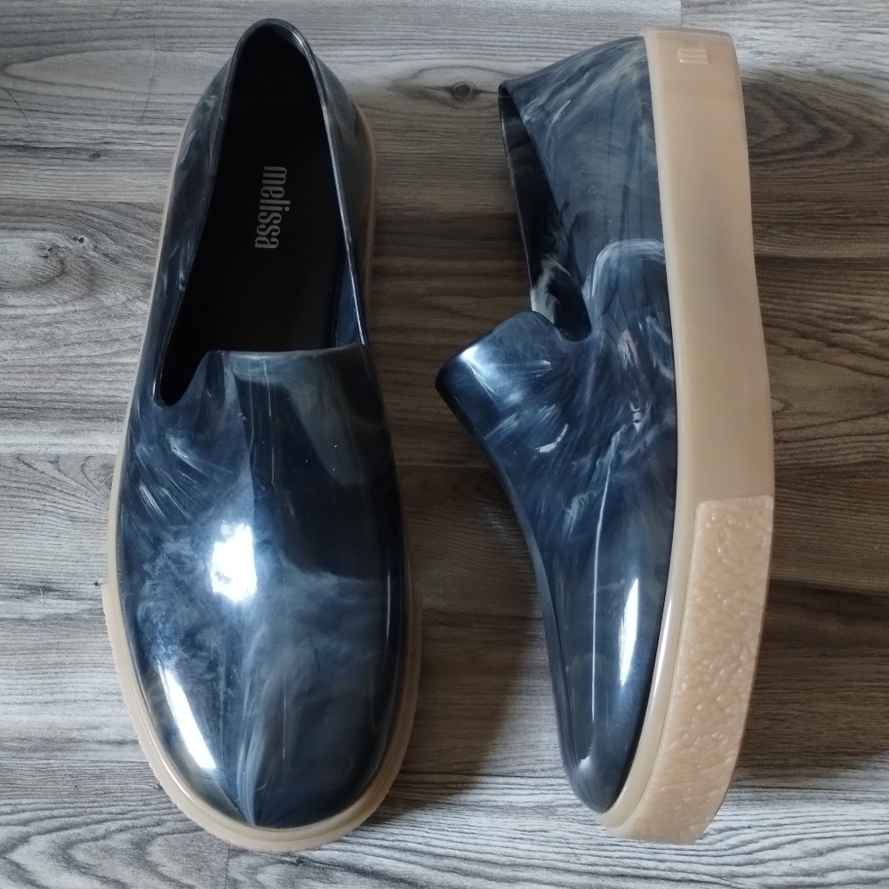 Melissa Ground Marble Slip-on Sneaker Loafer Women's Size 7